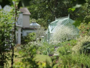 Beautiful traditional greenhouse in Surrey garden
